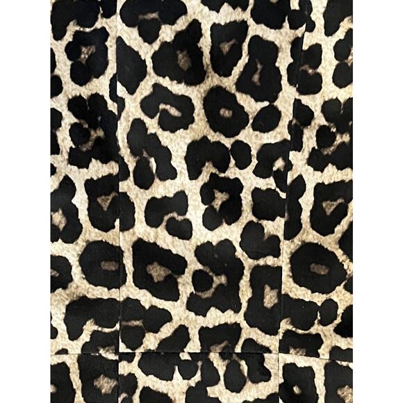 Liz Claiborne Career Women's Blazer Animal Print Small Zip Jacket Professional - Picture 6 of 8